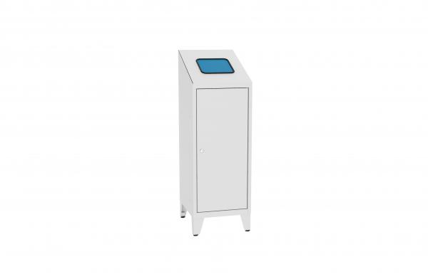 Metall-Recyclingbehälter - für Entsorgungsbeutel - 1220x400x450 mm (HxBxT)