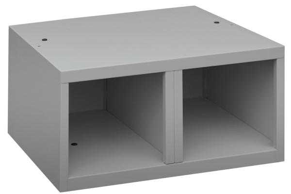 Offene Schuhfächer ohne Türen 2 Fächer 390 x 800 x 500 mm (HxBxT)