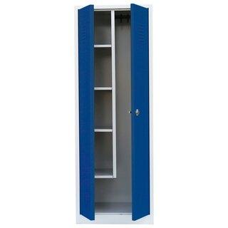 Spind, Geräte/Putzmittelschrank - 1 Abteil - 4 Fächer - 1800x800x500 mm (HxBxT)