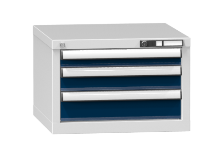 Schubladenschrank - Standcontainer - 1+1+1 Schublade - 390x578x600 mm (HxBxT)